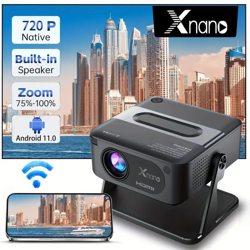 XNANO Smart Mini Projector with Android