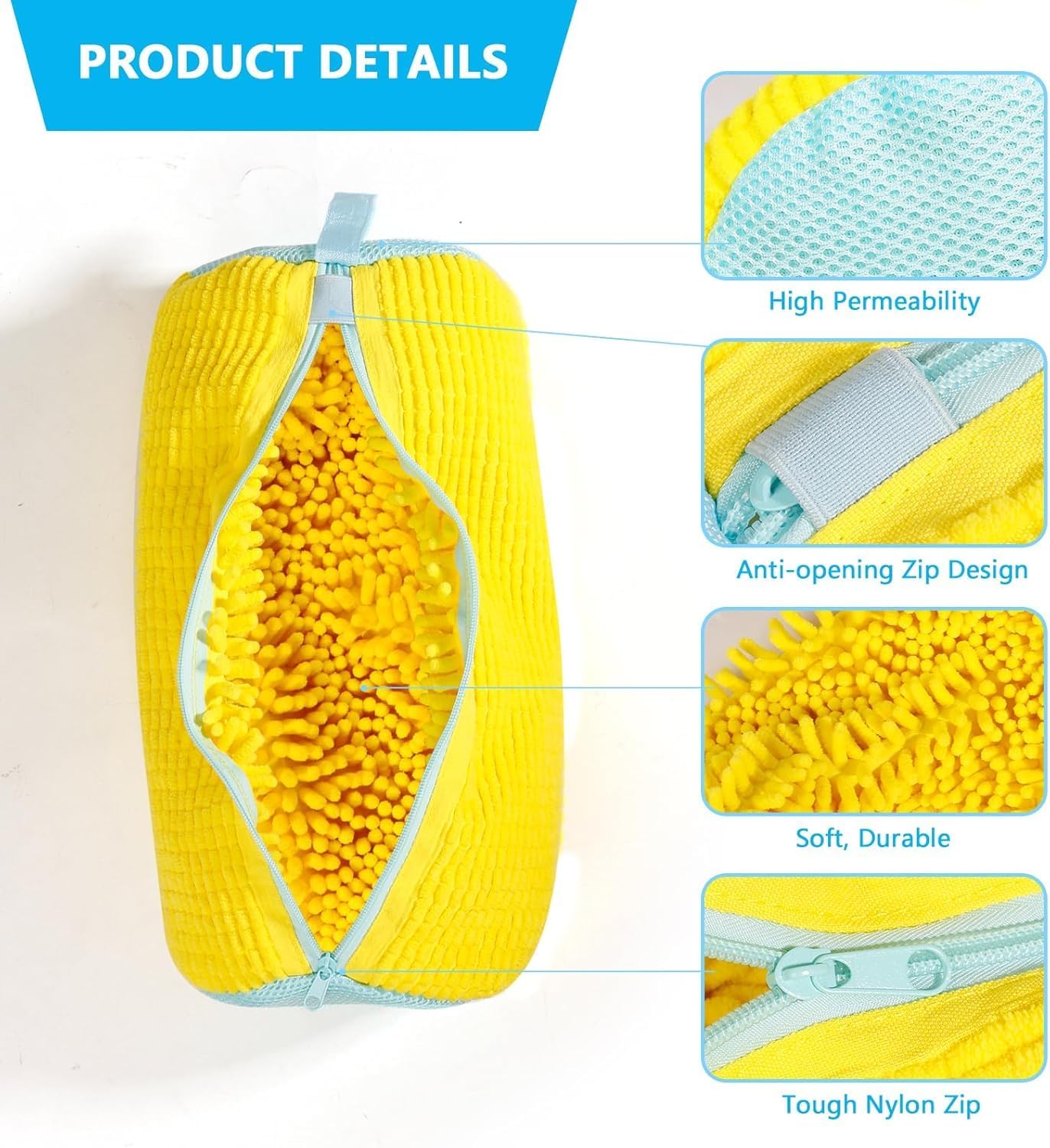 Shoe wash bag