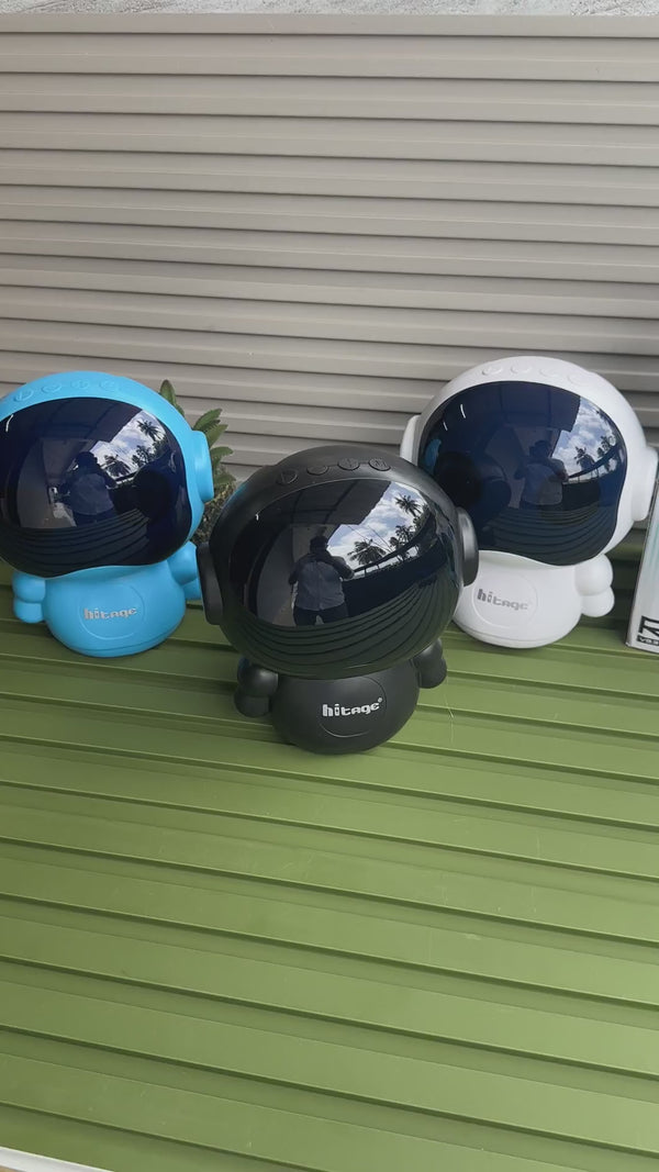 Hitage Robo Bluetooth Speaker – Portable Wireless Speaker with RGB Lights & Powerful Sound